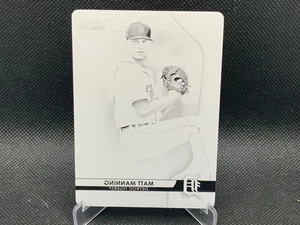 2020 Bowman Sterling Matt Manning Black Printing Plate - Bild 1 von 3