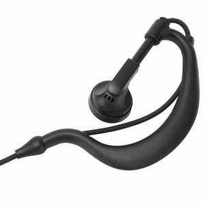 ｀G Shape Headset With Ptt Mic Clear Sound Quality 2 Way Radio Earphone For - Zdjęcie 1 z 12
