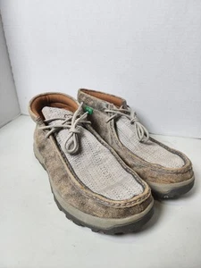 Twisted x Blend 85 EcoTWX Men 10M Gray Suede Leather Lace Up Chukka Boot MXC0005 - Picture 1 of 9