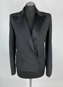 Yves Saint Laurent Black Uniform Blazer Size M - Picture 1 of 9