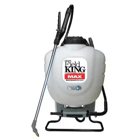 Pulverizador de mochila Field King 190348 4 galones, polietileno, manguera de 50 pulgadas L, 150 psi, ventilador/ Foto 1 de 4