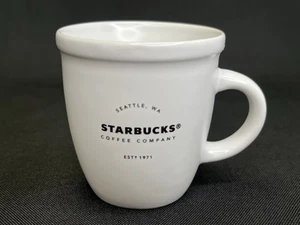 Starbucks Coffee Abbey 2016 White Espresso Demitasse Rose Gold 3 oz 2.5" Mug Cup - Picture 1 of 6