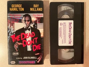 The Dead Don't Die (VHS, 1986) George Hamilton, Ray Milland - Foto 1 di 3
