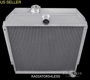 CHAMPION 3 ROW ALUMINUM RADIATOR 1949-52 DODGE PLYMOUTH CHRYSLER SEDAN COUPE CAR - Picture 1 of 3
