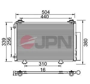 JPN Condensador Aire Acondicionado 60C9135-JPN para TOYOTA YARIS VERSO SCP10_ SCP10R - Imagen 1 de 7