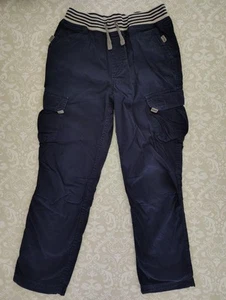 Hanna Andersson 150 12 Jungen marineblau Cargo Pull-On gefütterte Hose - Bild 1 von 4