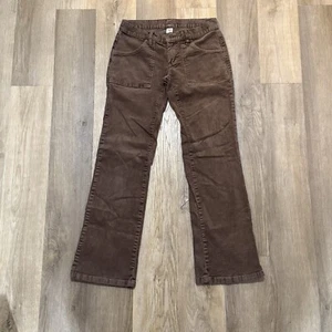 PrAna Damen Gr. 2 Cordhose dunkelbraun Bootcut gerades Bein Outdoor - Bild 1 von 5
