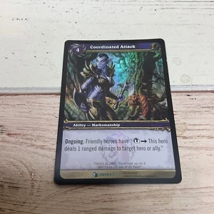 WORLD OF WARCRAFT, TGC / CCG, COORDINATED ATTACK, EPIC, FOIL. - Foto 1 di 3