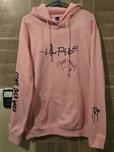 Sudadera con Capucha Lil Peep Come Over When Ur Sober Pt 2 Para Hombre Talla Grande Rosa Pullover - Imagen 1 de 7