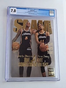 Dejounte Murray + Trae Young 2023 #241 GOLD METAL Slam Magazine - CGC 7.0 - Picture 1 of 3