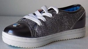 BIG GIRL'S *OSIRIS LONA SNEAKERS* COLOR~SILVER/BLUE SIZE 5.5 M - Picture 1 of 5