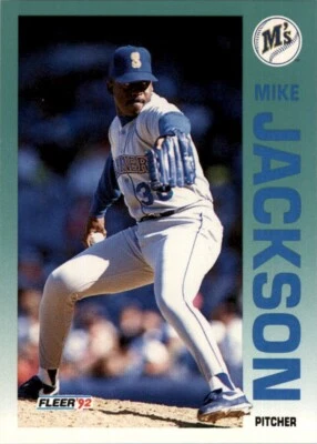 1992 Fleer MLB Mike Jackson #282 - Image 1 of 2