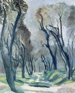 Handmade Oil Painting Reproduction,avenue of olive trees by Henri Matisse HM020 - Picture 1 of 1