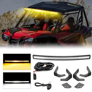 WEISN Techo 42" Blanco/Ámbar Barra de Luz LED Montajes Cable Para Honda Talon 1000X 1000R - Imagen 1 de 13