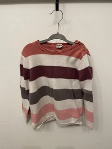 Girls H&M Sweater Striped US 4T - Picture 1 of 7