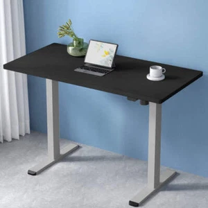 Artiss Standing Desk Motorised 140CM Black - Picture 1 of 7