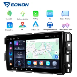 Android 14 8" Car Stereo GPS Navigation Radio CarPlay For GMC Yukon Sierra Chevy - Picture 1 of 23