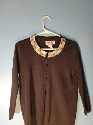 Blusa túnica pulóver manga 3/4 vintage para mujer Joseph A. talla M Foto 1 de 4