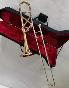 Miles Volee Tenor Trombone Horn Bb/F Cupronickel Tuning Pipe For Professional - Picture 1 of 6