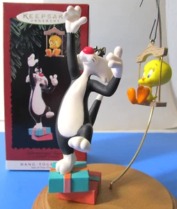 1995 Hallmark Ornamento Capodanno e TWEETY - Foto 1 di 12