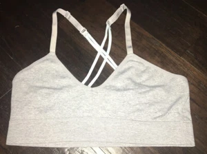 Series 8 Fitness Grey Sports Bra Size Large - Picture 1 of 2