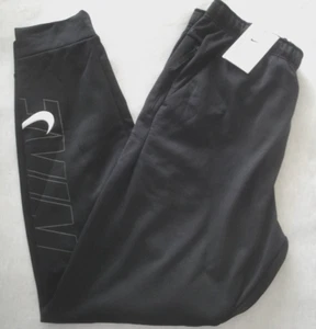 NWT $70 Men's NIKE JOGGERS SWEATPANTS "Therma-Fit" Insulated LARGE TALL Black LT - Picture 1 of 8