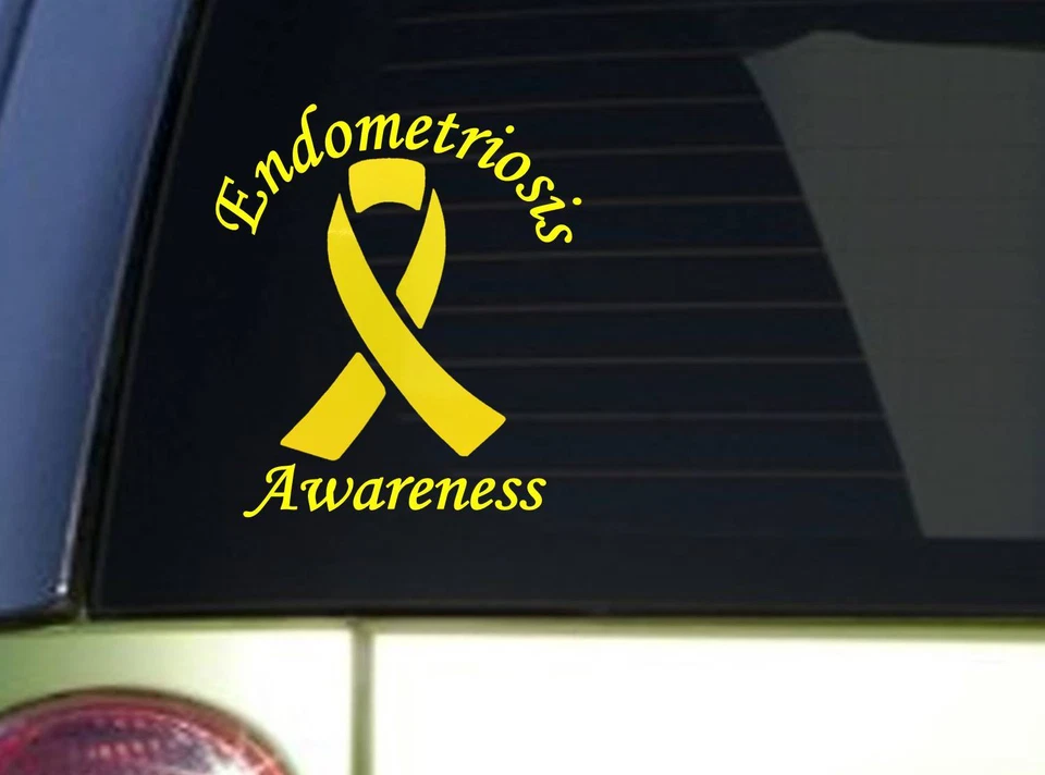 EZSTIK Endometriosis Awareness *J099* 6 x 8 inch Sticker Endometriosis Decal