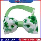 Dog Bow Tie St. Patricks Day Costume Soft Dog Cat Collar with Bow Tie (1)