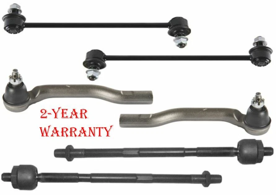 Fits NISSAN TIIDA TIE ROD + RACK END & STABILISER LINK FRONT (C11 / SC11) 07-13 — 第 1/1 张图片