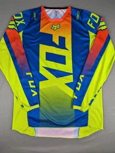 Fox Racing Jersey Mens Medium Blue Long Sleeve Motocross 180 - Picture 1 of 8