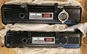 Goodwrench Black GM 350 Side Bolt Valve Covers Chevrolet OEM Parts - Picture 1 of 6