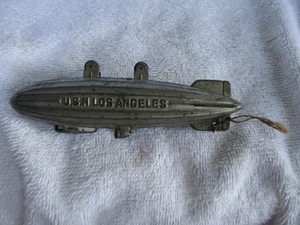 1930's Tootsie Toy U.S.N. Los Angeles Zeppelin Dirigible Airship Pot Metal Toy - Picture 1 of 5