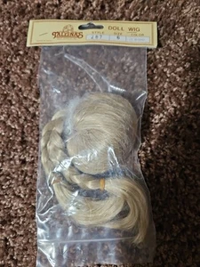 Peluca Muñeca Tallinas Teniente Rubia Trenzada Coletas Estilo 287 Talla 6” Sin Usar ¡Nueva! - Imagen 1 de 3