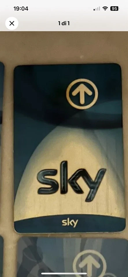 Smart card Sky  Per Canali In Chiaro - Immagine 1 di 1