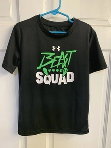 Youth Under Armour Size 7 Short Sleeve Shirt. Excellent Used Condition. - Picture 1 of 3