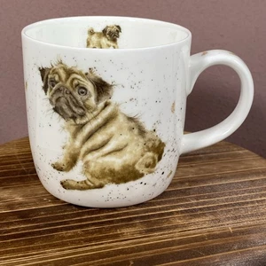Wrendale Mug Pug Love Pug Dog Royal Worcester - Picture 1 of 7