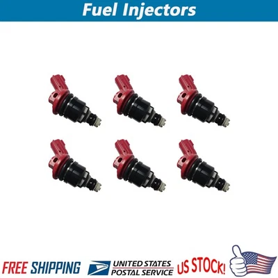 6 топливных форсунок 16600-10Y00 FJ285 для Nissan 300zx JECS 3,0 л INFINITI J30 Q45 - Изображение 1 из 4