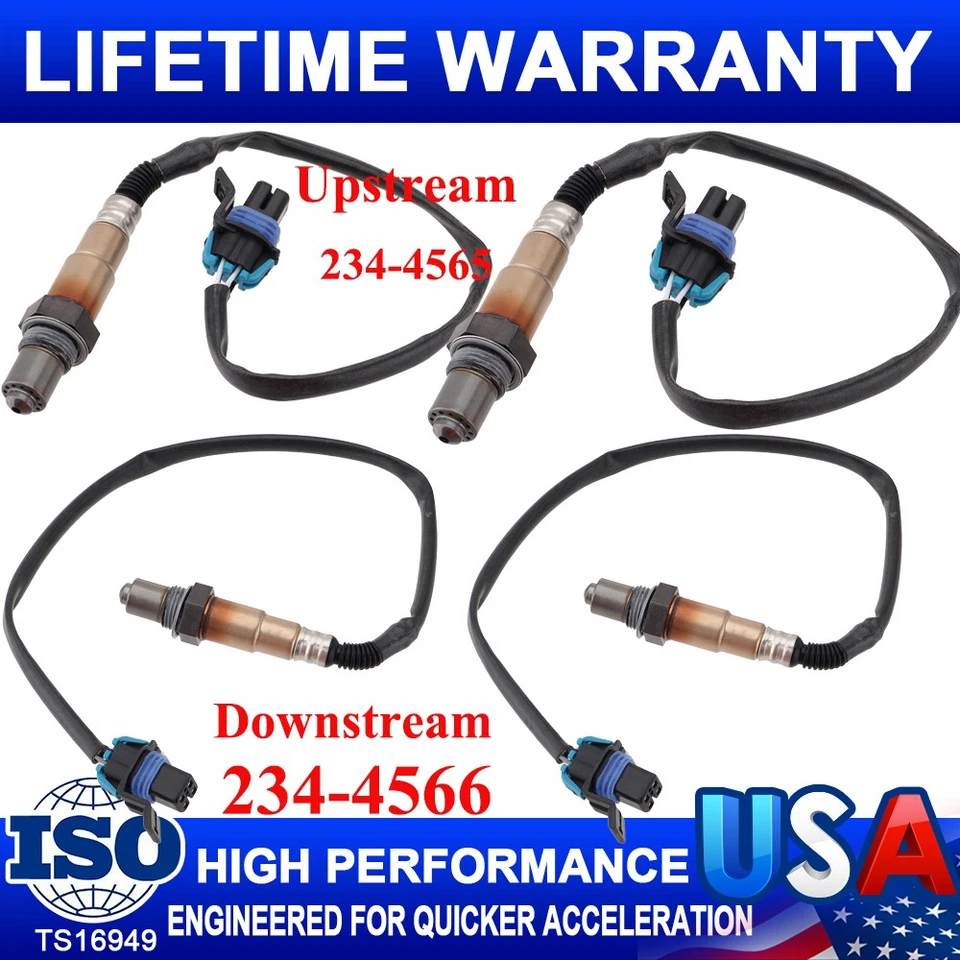 Sensor de oxígeno 4 piezas para Buick Enclave Chevrolet Traverse GMC Acadia 2012-2017 3,6 L Foto 1 de 4