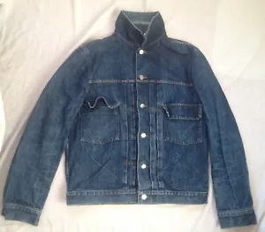 A.P.C. JEANS RARE TYPE 2 DENIM JACKET SIZE MEDIUM - Picture 1 of 12