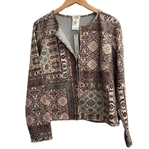 Tribal Jeans Jacket Top Size M - Picture 1 of 5