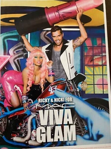 Ricky Martin, Nicki Minaj, Viva Glam, Cosmetics, Makeup, Full Page Print Ad - Picture 1 of 1