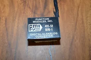 Function Modules Inc. Convertitore digitale-analogico, 411-12 BIN-I FMI - Foto 1 di 5