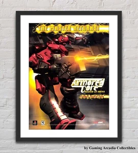 Armored Core Master Of Arena Playstation PS1 Glossy Promo Ad Poster G6755 - Picture 1 of 6