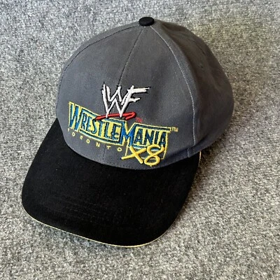Gorra Wrestle Mania X8 Gris Toronto WWF WWE Lucha De Colección Hulk Rock 2002 Foto 1 de 4