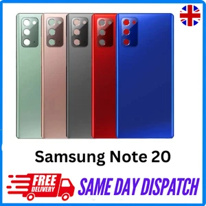 New For Samsung Note 20 Replacement Glass Back Rear Cover inc Camera Lens UK - Picture 1 of 1