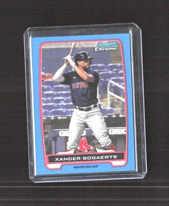2021 Bowman Sterling #SR-XB Xander Bogaerts Sterling Recollections Blue #/25 - Picture 1 of 2