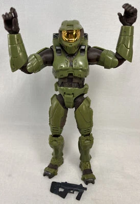 Halo 2 Green Spartan Master Chief con SMG 2004 usado Foto 1 de 4