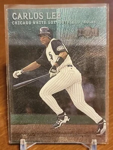 2000 Metal Emerald Chicago White Sox Baseball Card #20 Carlos Lee - Picture 1 of 2