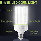480 Volt 80W LED Corn Cob Bulb Light E39 Mogul Base Warehouse High Bay Corn Lamp