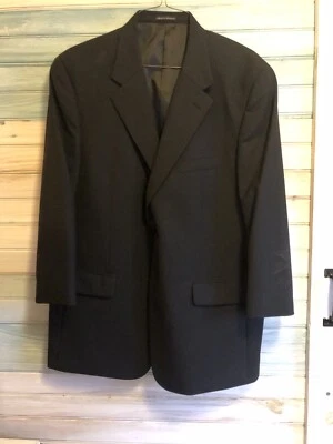 SAVILE ROW 100% SEDA HOMBRE ABRIGO DEPORTIVO TRAJE CHAQUETA BLAZER Sin Talla Ver Medidas Foto 1 de 4